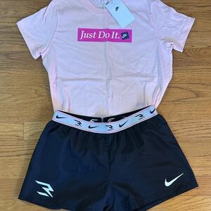 Nike Girls Tee & Shorts Set